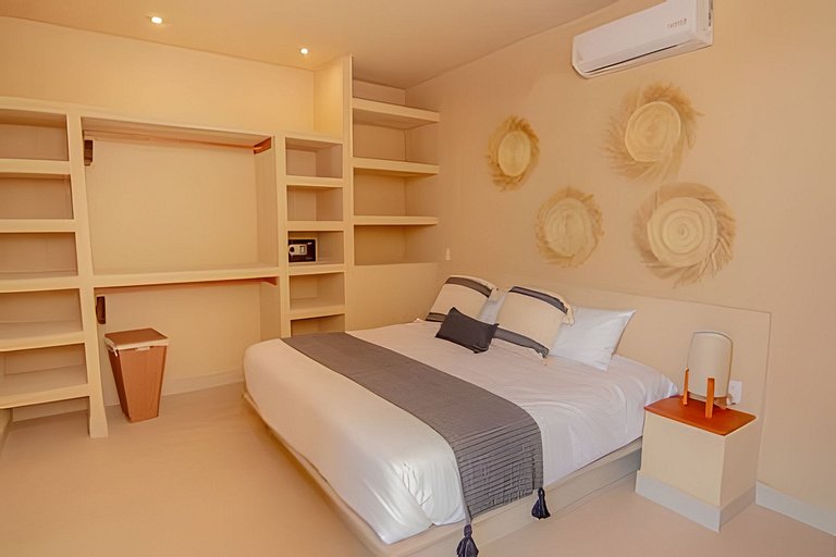 Depa 2 habitaciones, 2 baños Vista al Patio y Alberca