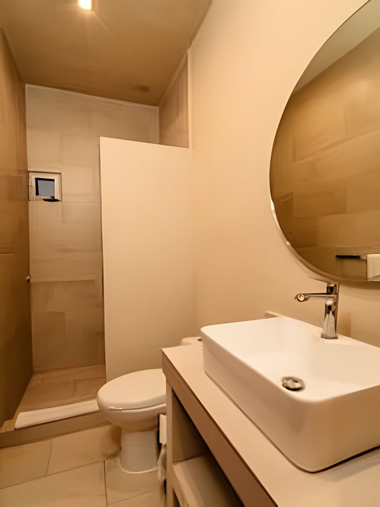 Depa 2 habitaciones, 2 baños Vista al Patio y Alberca